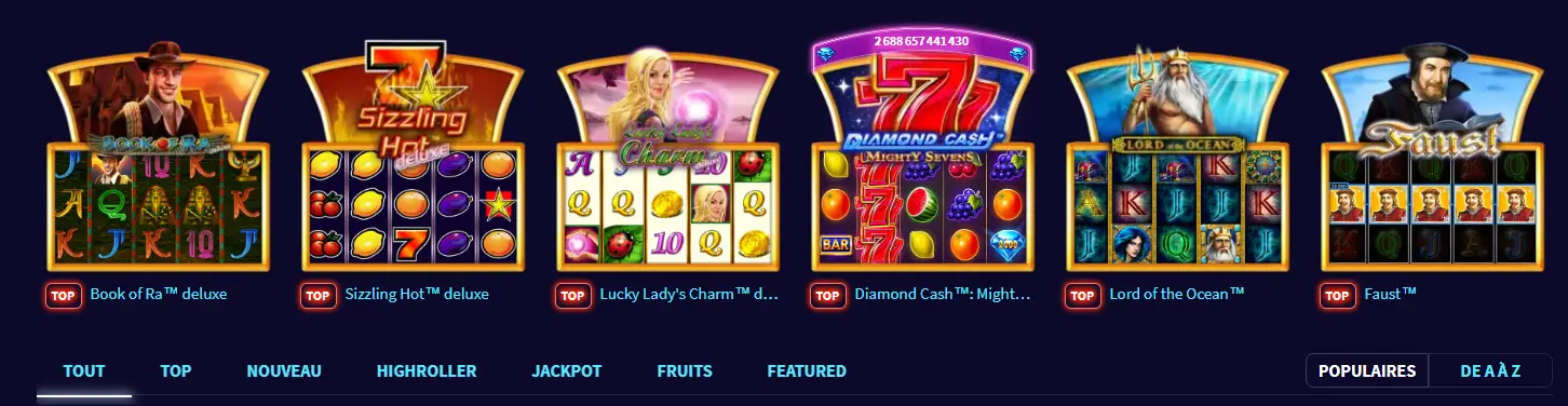 De gokkasten bij GAMETWIST CASINO